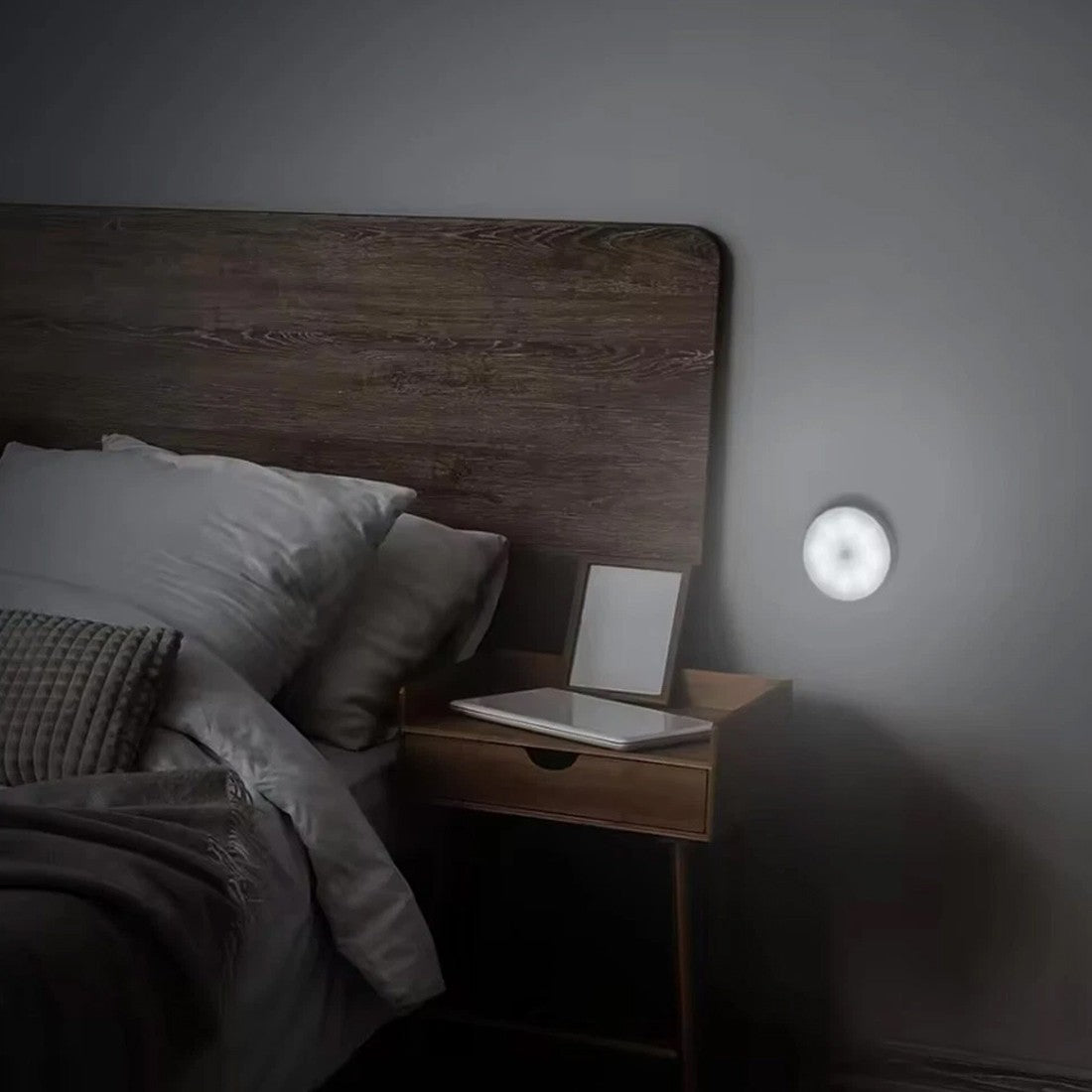 Capteur lumière LED Motion PIR USB rechargeable Armoire portable lampe de nuit