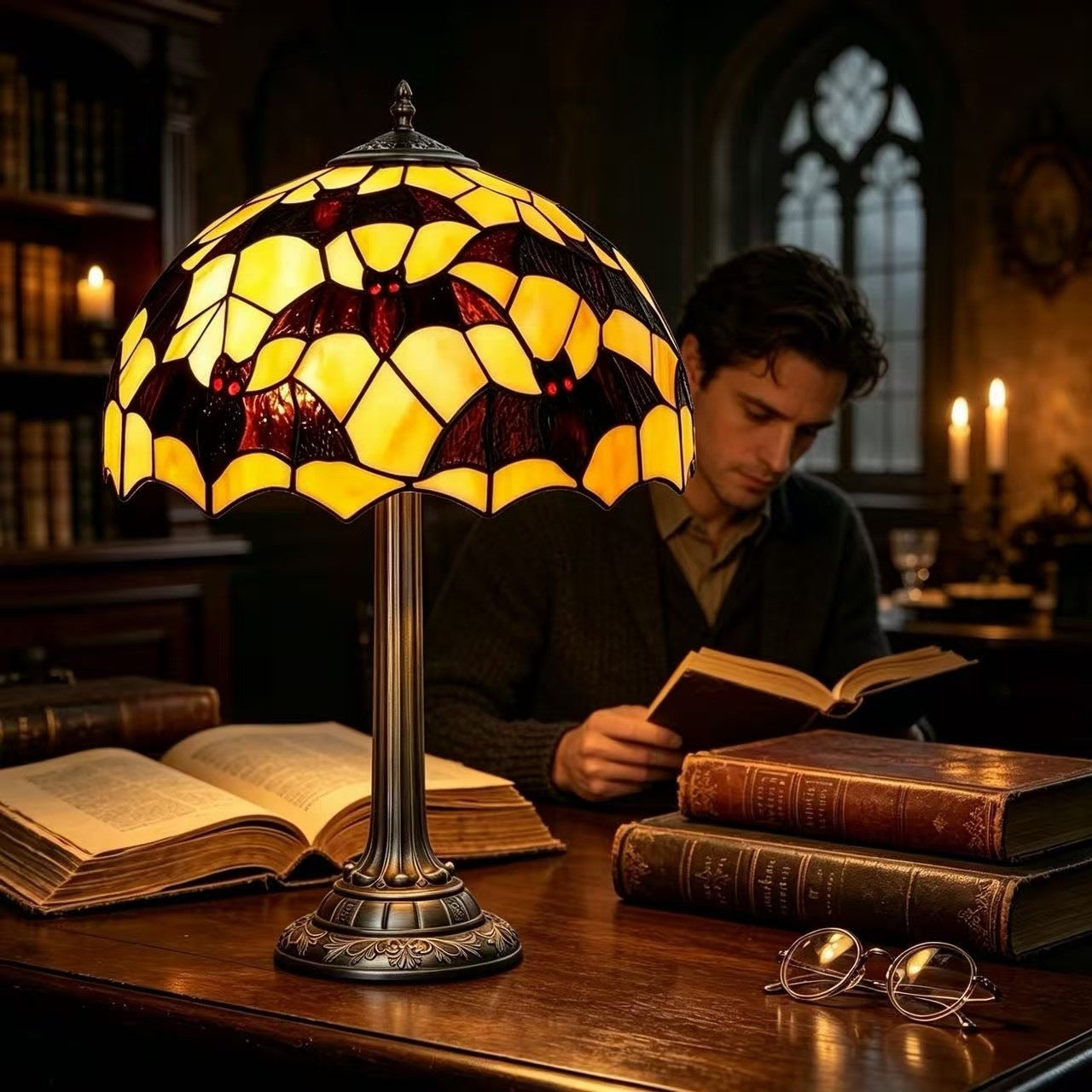 Lampe de table à chauve-souris personnalisée