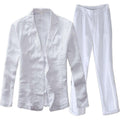 Two-piece Retro Solid Color High-end Simple Casual Suit