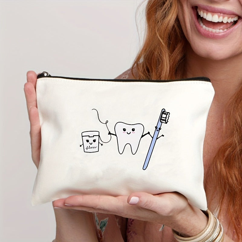 Poche zippée en toile pour enfants