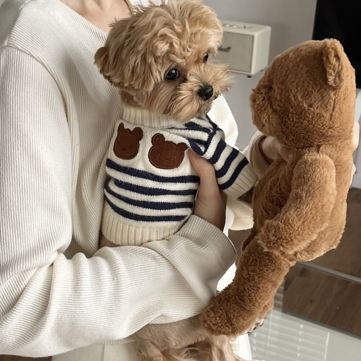 Ins Coréen chaud animal tricoté sweater automne Et l'hiver