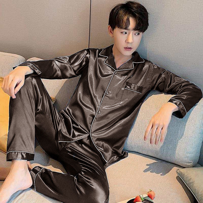 Mode homme Grande taille Pyjama en soie