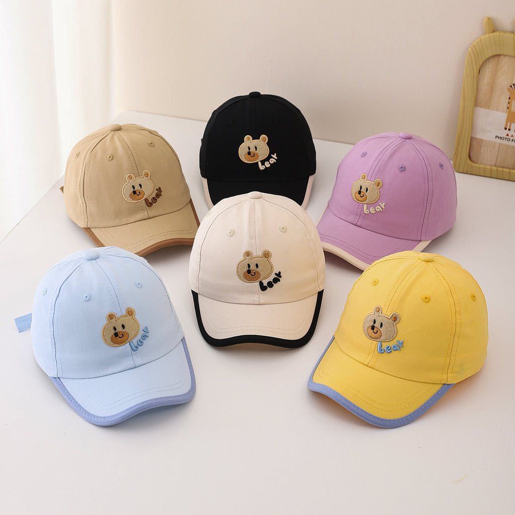 Broderie de lettres pour ours cartoon multicolore pour enfants Mignon réglable et V