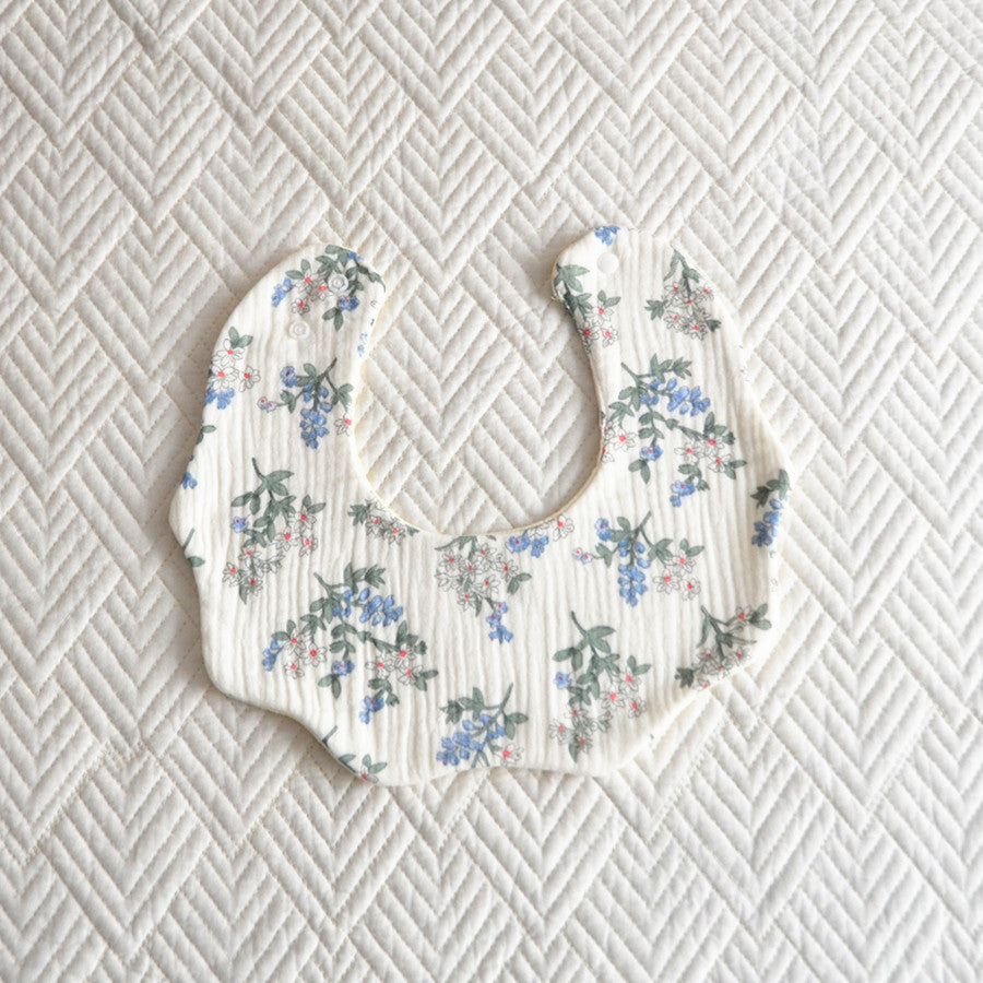 Coton Cinq couches Bib Pétale Baby Salive Serviette