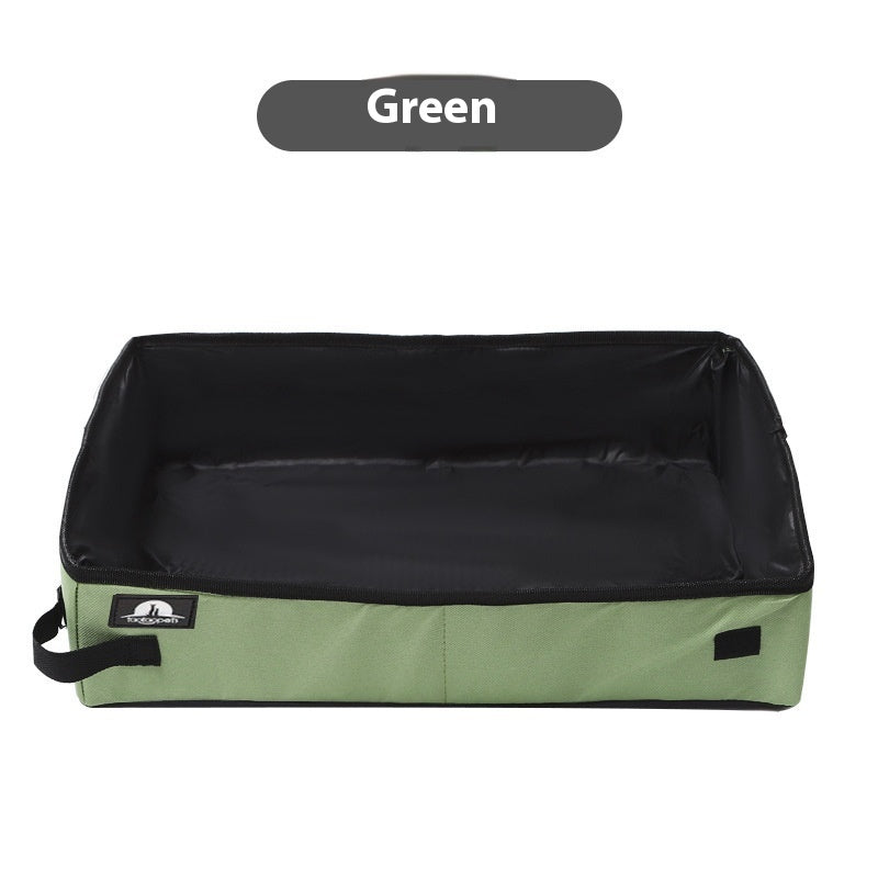 Portable pliable boîte à litière imperméable Oxford