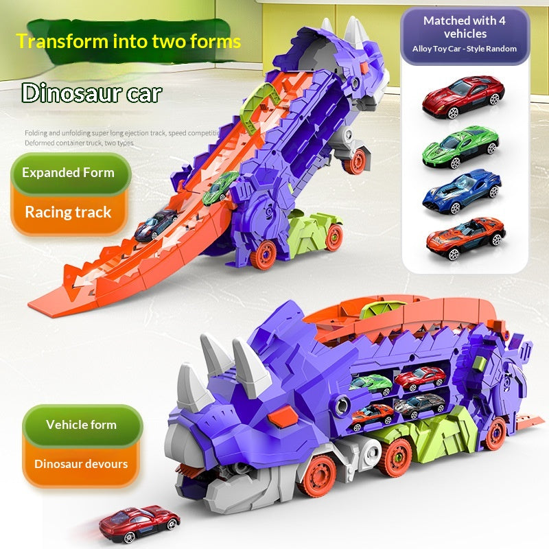 Shifting Shapes Triceratops Folding Toy Set