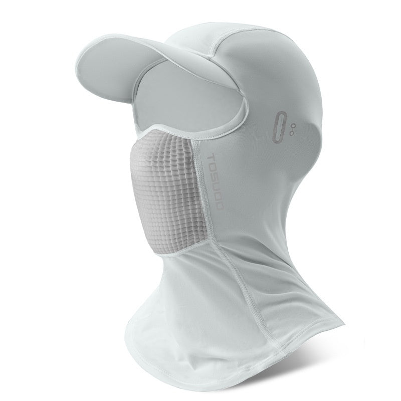 Ice Silk Masque de cyclisme en plein air pour hommes à l'épreuve du soleil
