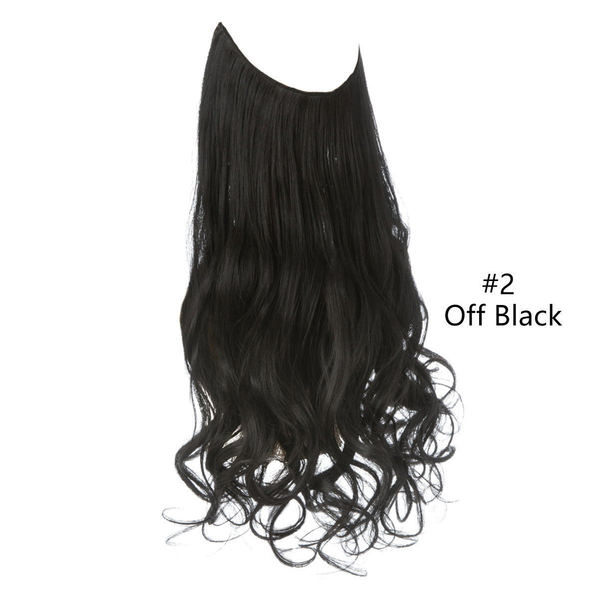 Ligne de pêche pour femmes Grande vague Multicolore Gradient Hair Extensions