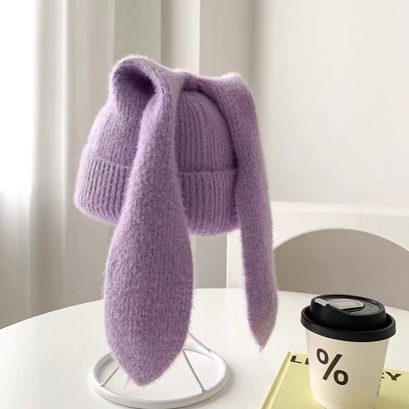 Bonnet en fourrure de Mink doux et agréable à la peau