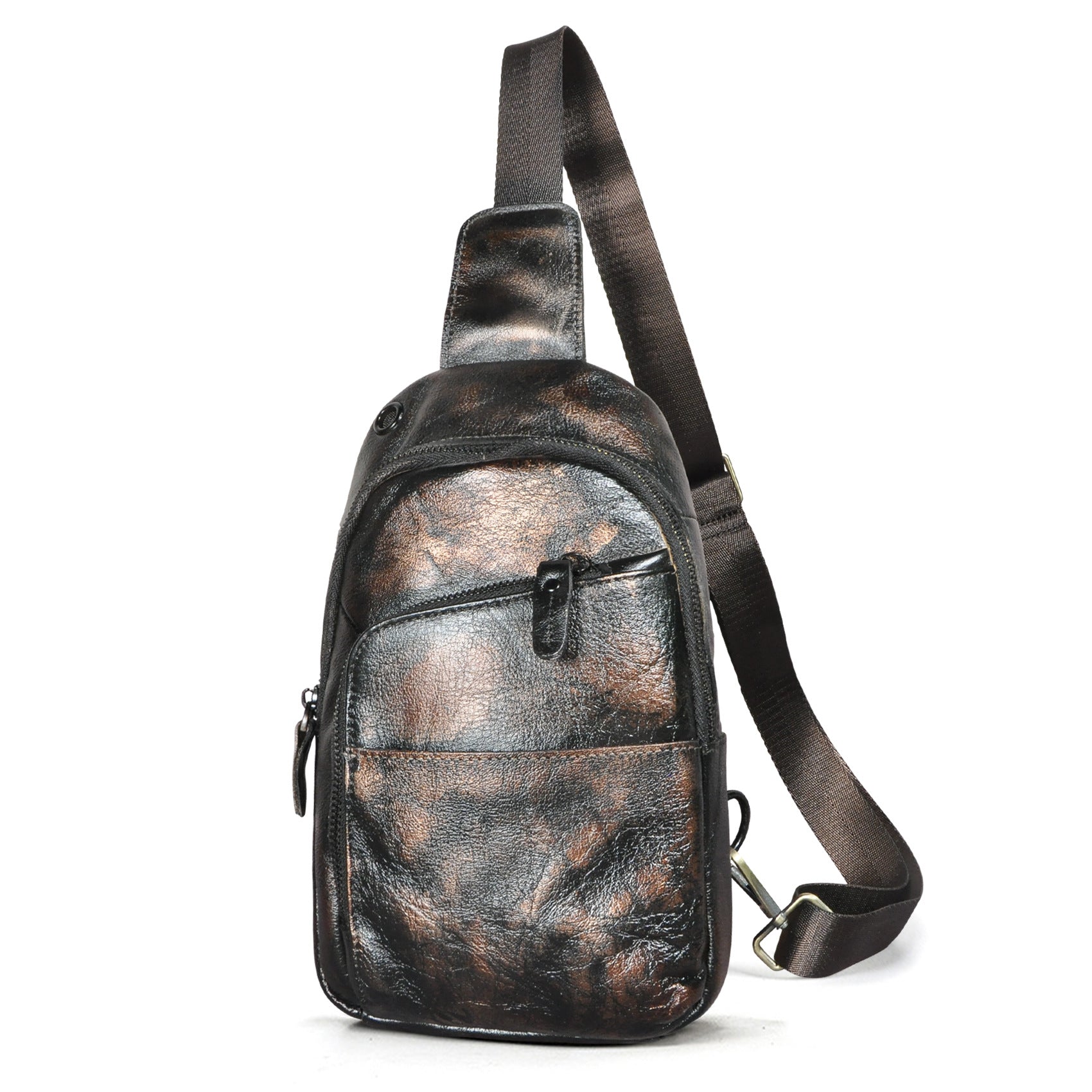 Sac transversal multi-fonctionnel extérieur rétro homme