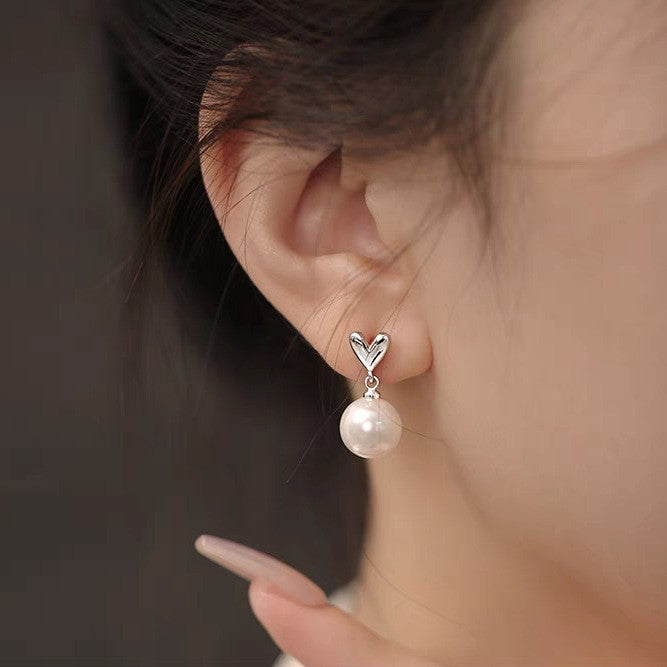 Boucles d'oreilles Perle Femmes haut de gamme Ear Drop Explosions Niche Design Light Luxury Ear Bijoux