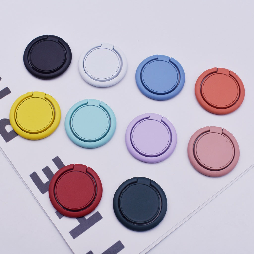 Bracket de bague Macaron Solid Color Mobile Ring attaché