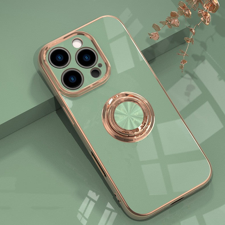Coffret de téléphone portable monté sur une voiture, avec bague électronique
