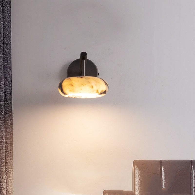 Lumière moderne de chambre à coucher murale en marbre