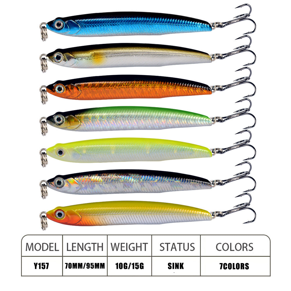 7cm Pencil submersible Lure en plastique