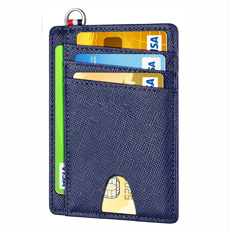 Sac antivol en cuir RFID pour hommes