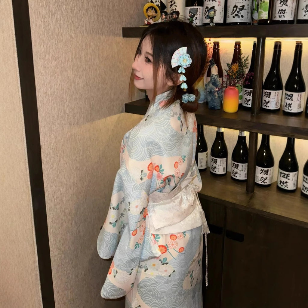 Retro tenue formelle pour les filles de style japonais bain Kimono pour les photos
