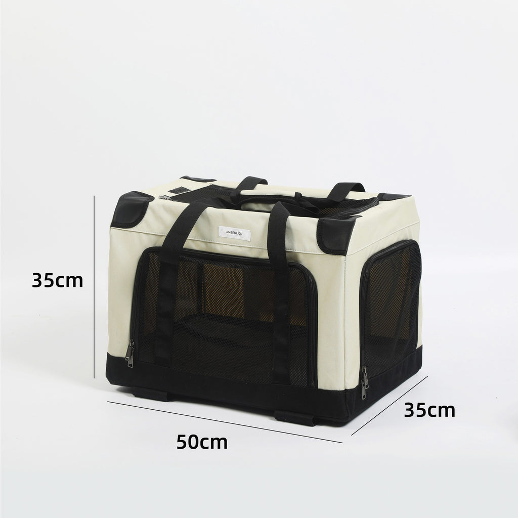 Pet Troley Case Grand-Capacité Cat Carrier Handheld Sac respirant pour petits chiens et Mul