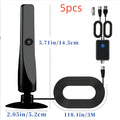 HDTV Vertical Suction Cup Ground Wave Digital TV Antenne haute définition DVB-T2