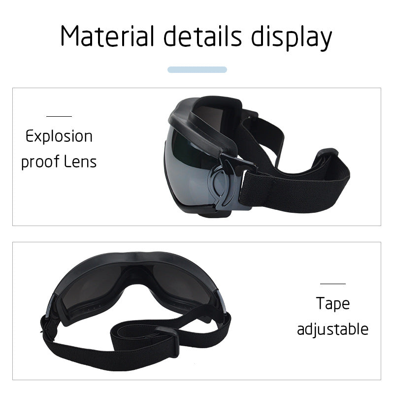Verres pour animaux Dog Outdoor Windproof Gants UV résistants au sable Grand moyen Dog HD Verre coloré