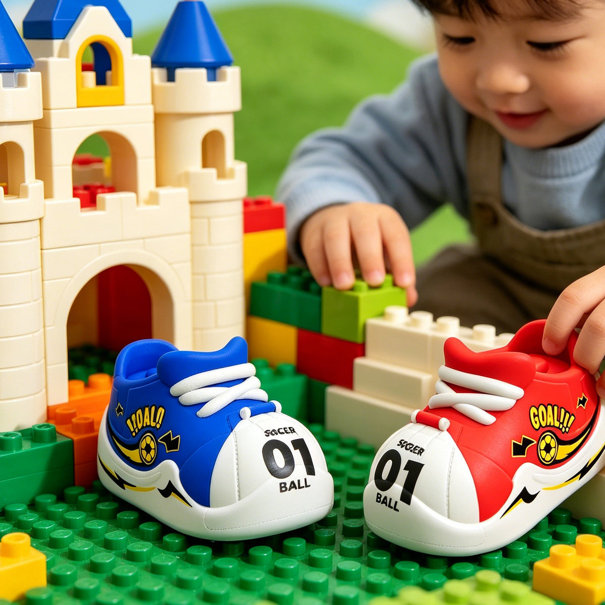 Spring-loaded soccer cleats