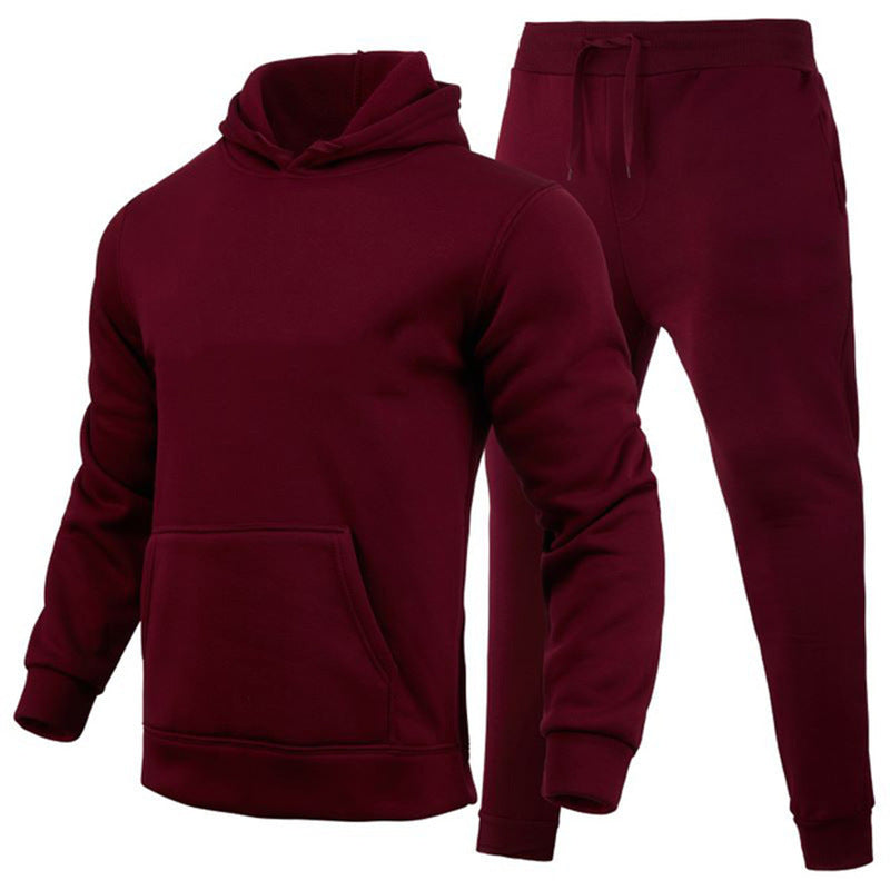 Ensemble de hoodies de couleur solide polyvalente pour femmes
