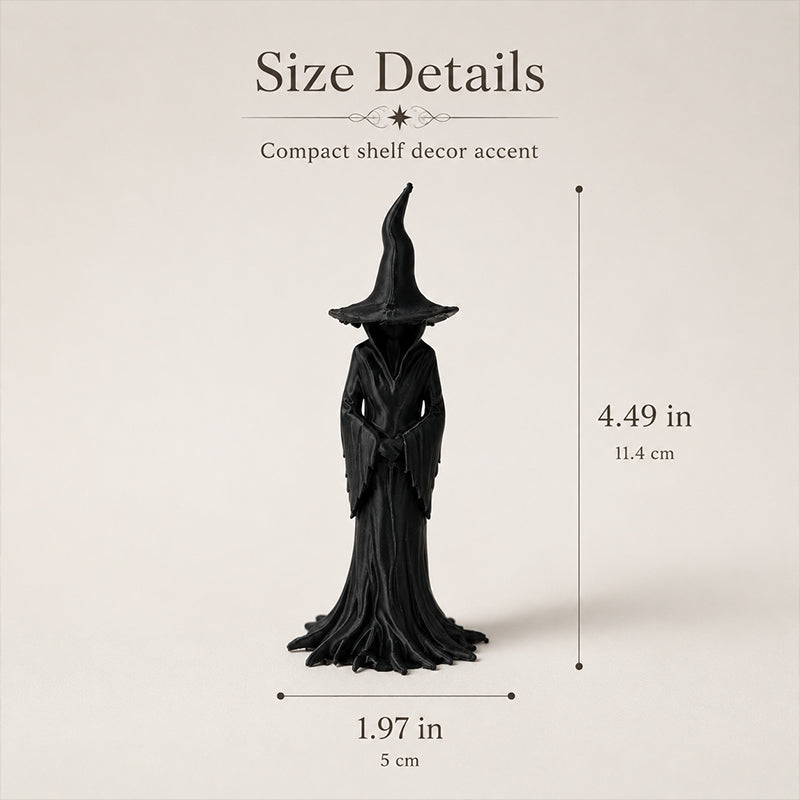 Figurine sans visage de sorcière mystique
