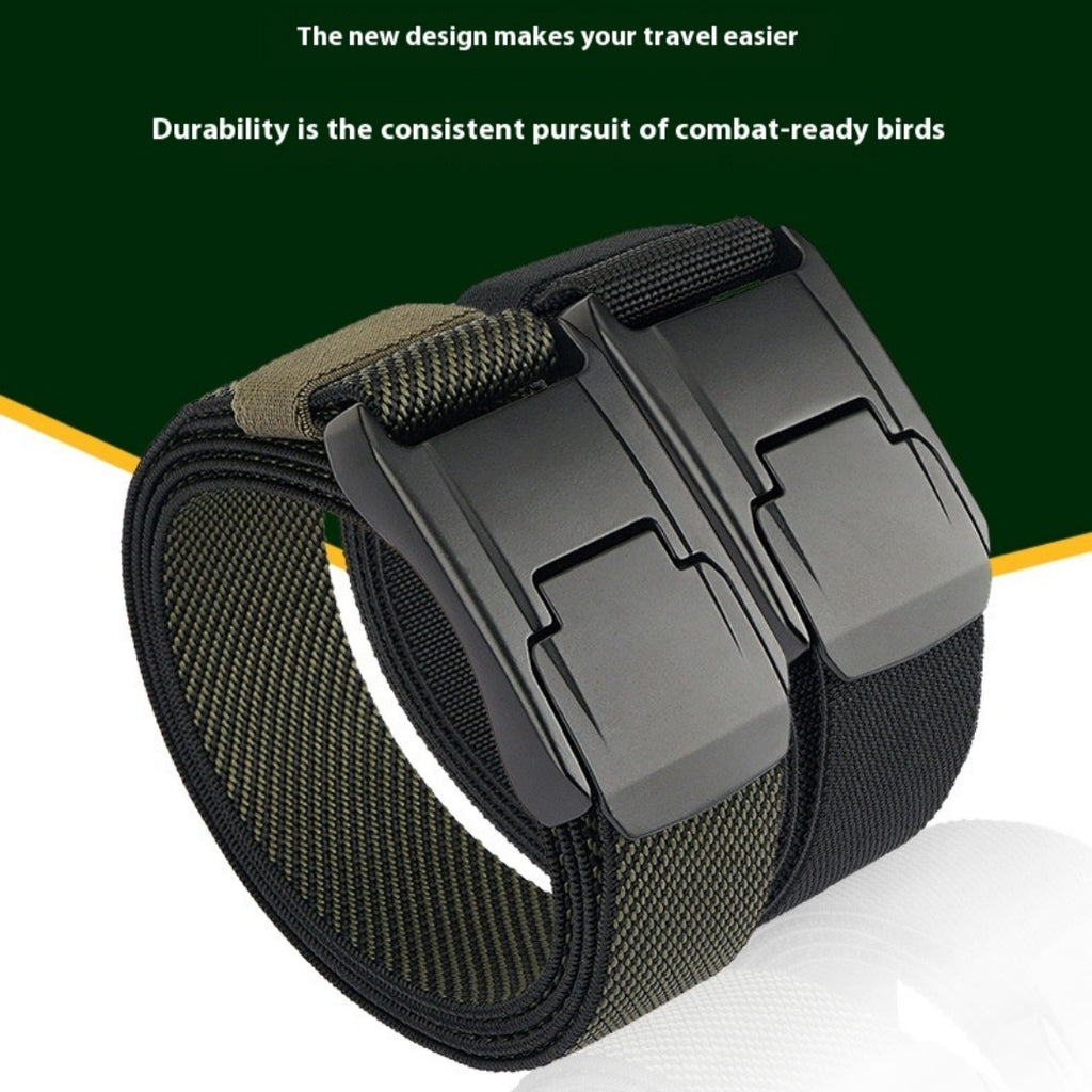 Ceinture tactique pour hommes Tissage occasionnel Élastique