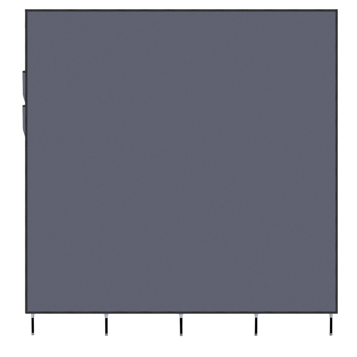Rangement d'armoire portable de 67 pouces Sac de rangement 12 étagères 4 poches latérales Gr