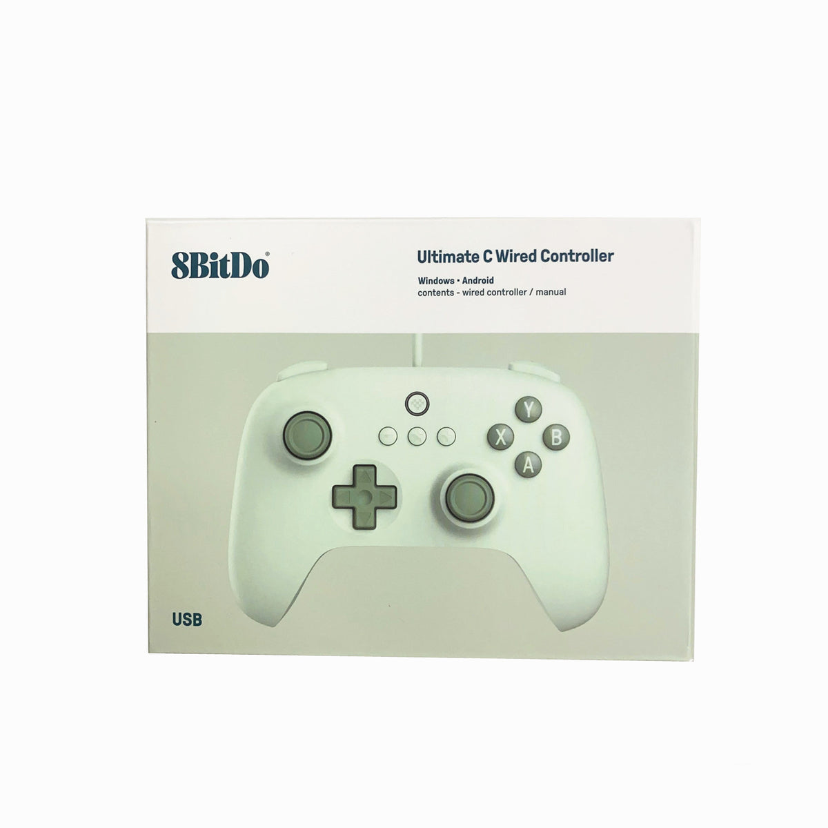 Simple Pure Color Youth Version Wired Game Console Handle