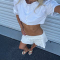 Women's Ultra-Cropped Sleeve Top