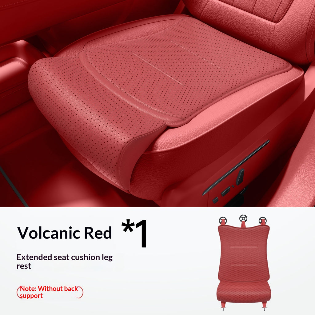 Coussin d'extension de siège de voiture avec repose-jambes intégré en latex