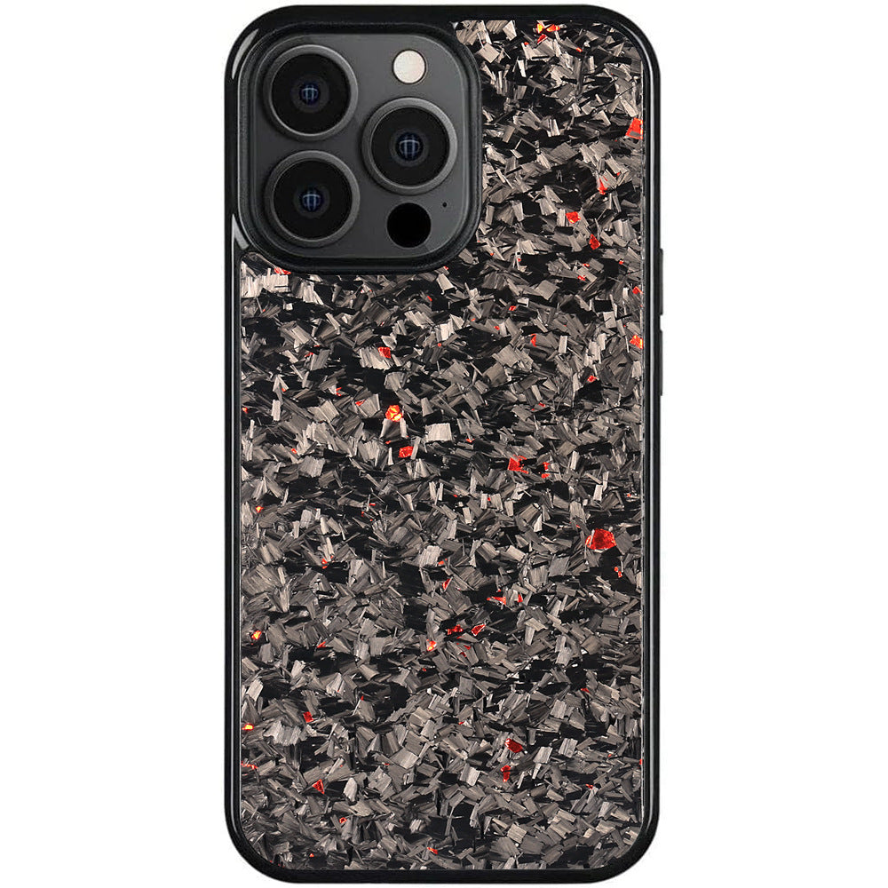 Coque de téléphone en fibre de carbone forgée résistant à la chute
