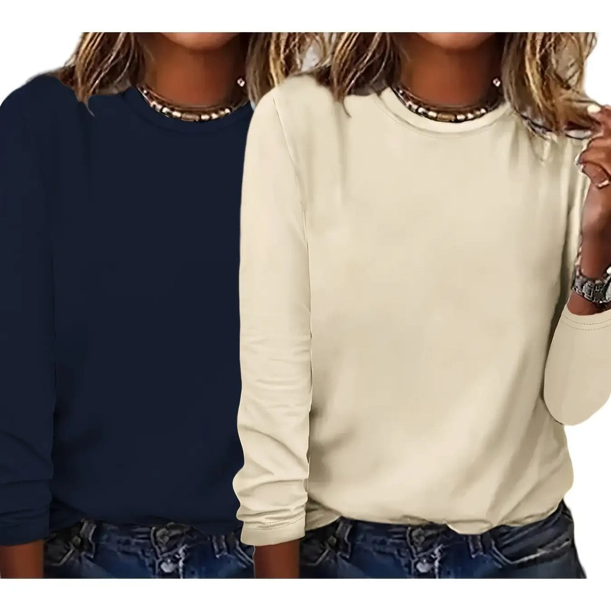 Femmes Slimming Plus-size Basting Shirt