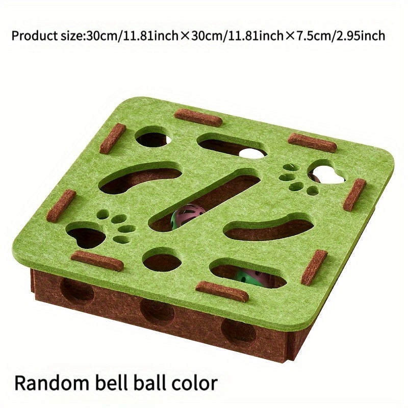 Jouet interactif de Puzzle Cat avec tunnel Maze