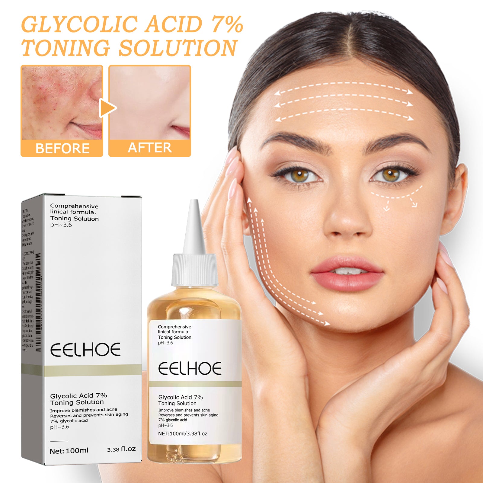 Acide glycolique 7 Toner 1 0 0ml-boîte