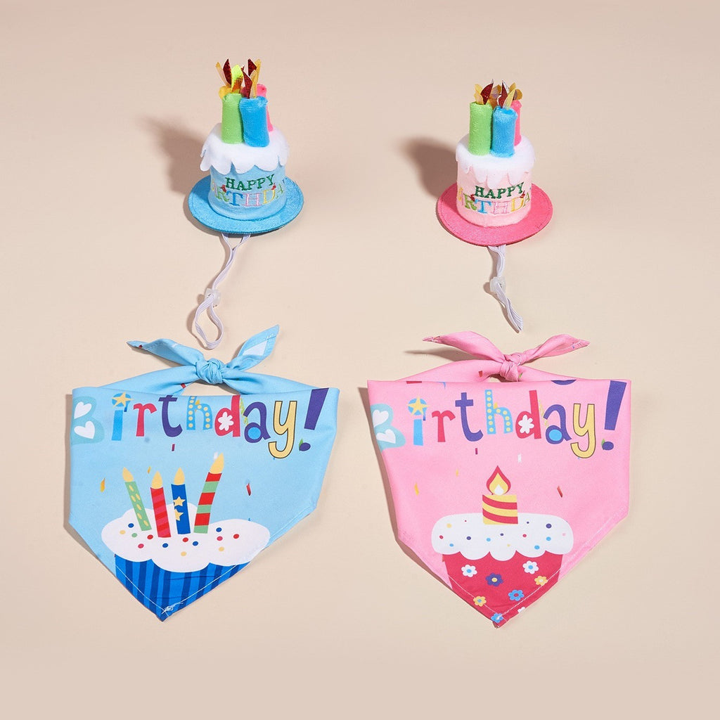 Creative Printing Dog Triangular Binder Birthday Salive Serviette Accessoires