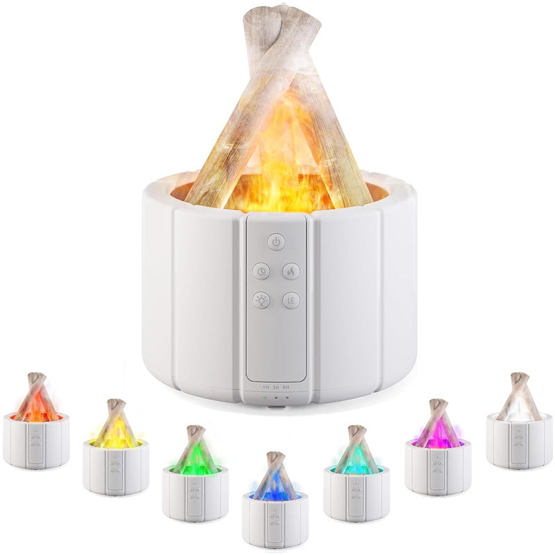 Simulated Flame Aromatherapy Machine Accueil Bureau Humidificateur de bureau