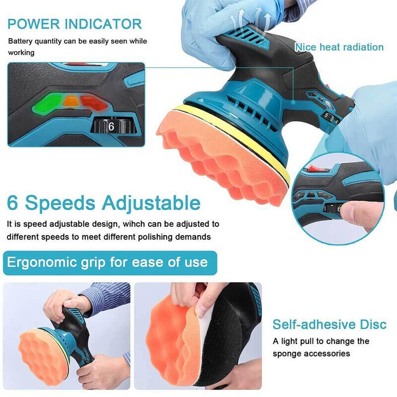 Pour le polissage sans fil Rotary Car Poliser Buffer Sander