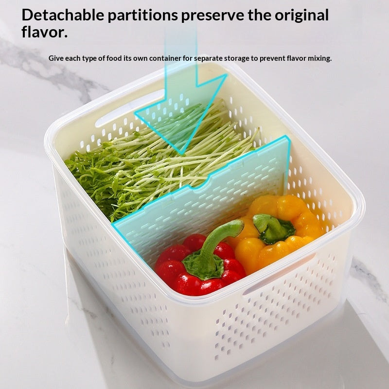 Boîte de rangement portable de qualité alimentaire avec couvercle