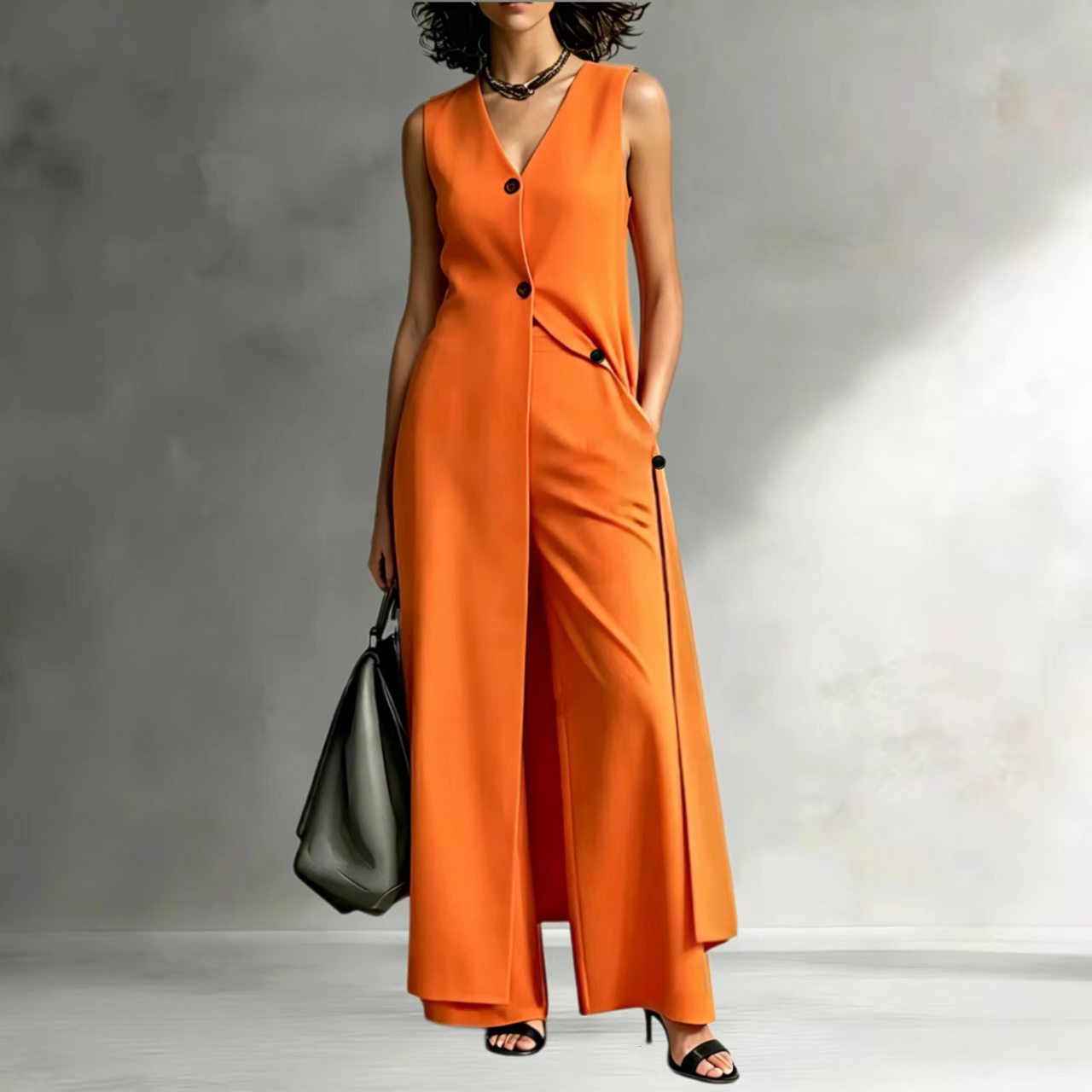 Amazon costume de mode européen et américain sans manches pour les femmes