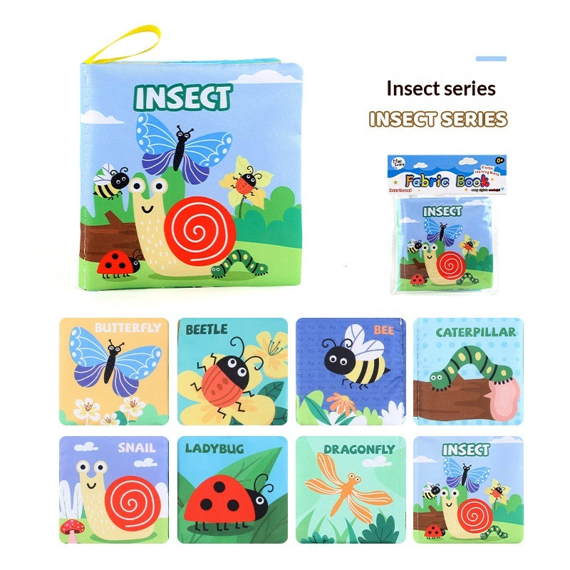 4 Pages 8 Côtés Livre de vêtements pour bébés Jouets éducatifs à l'épreuve des déchirures