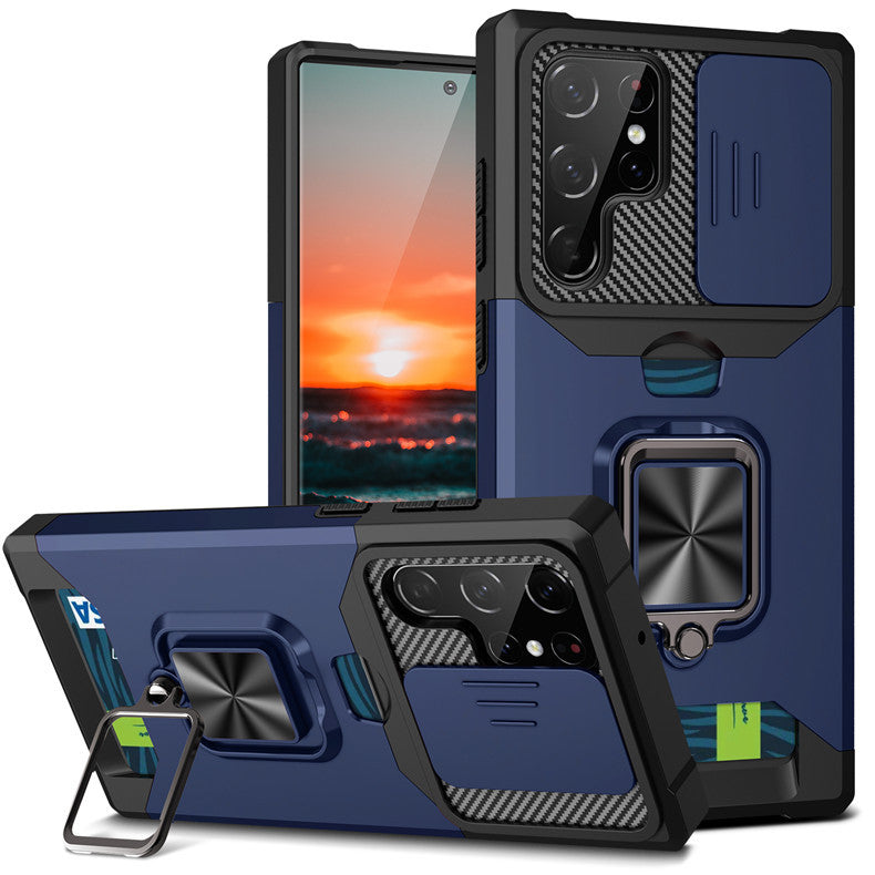 Housse de téléphone ultra-rapide coulissante pour carte