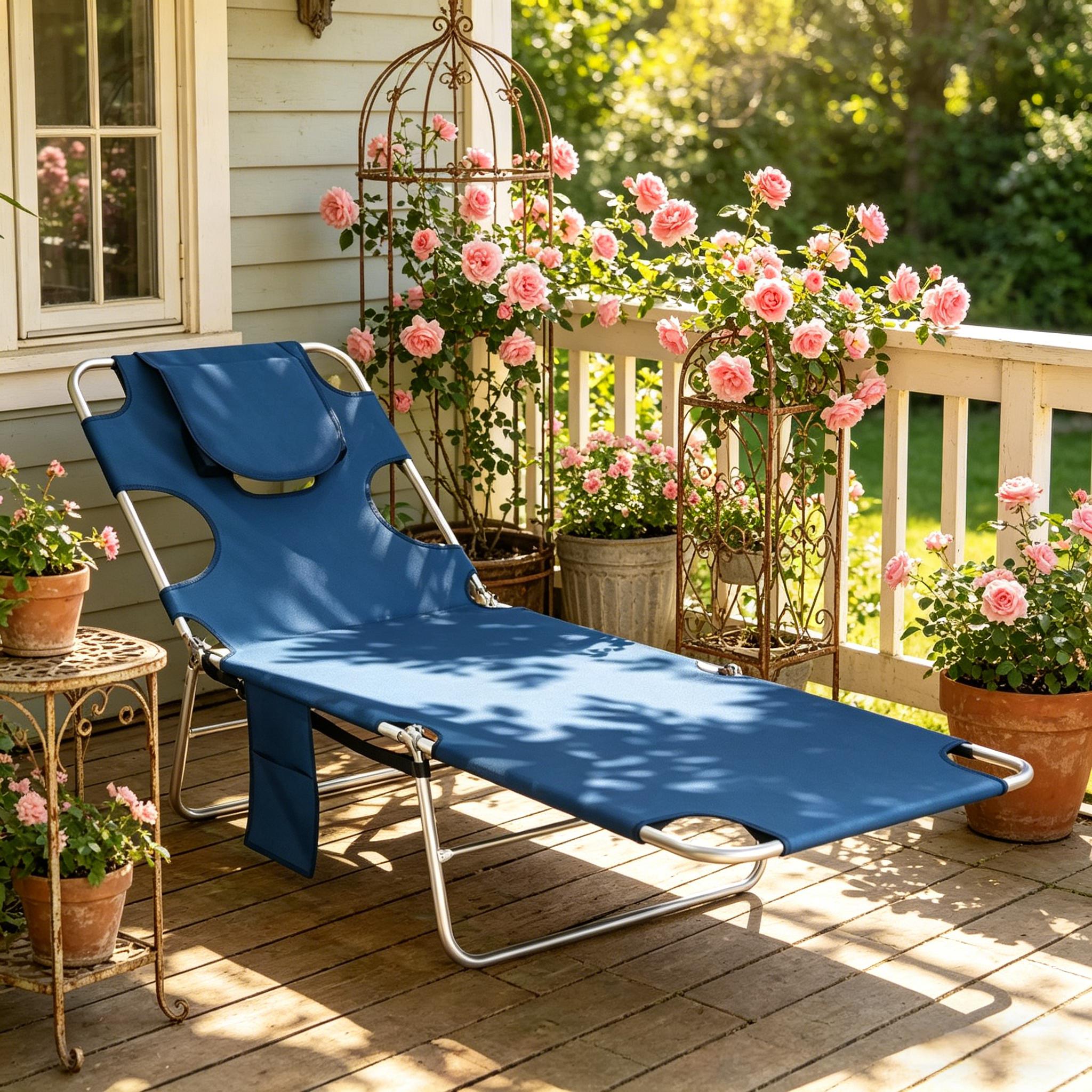 Chaise de salon en extérieur Chic