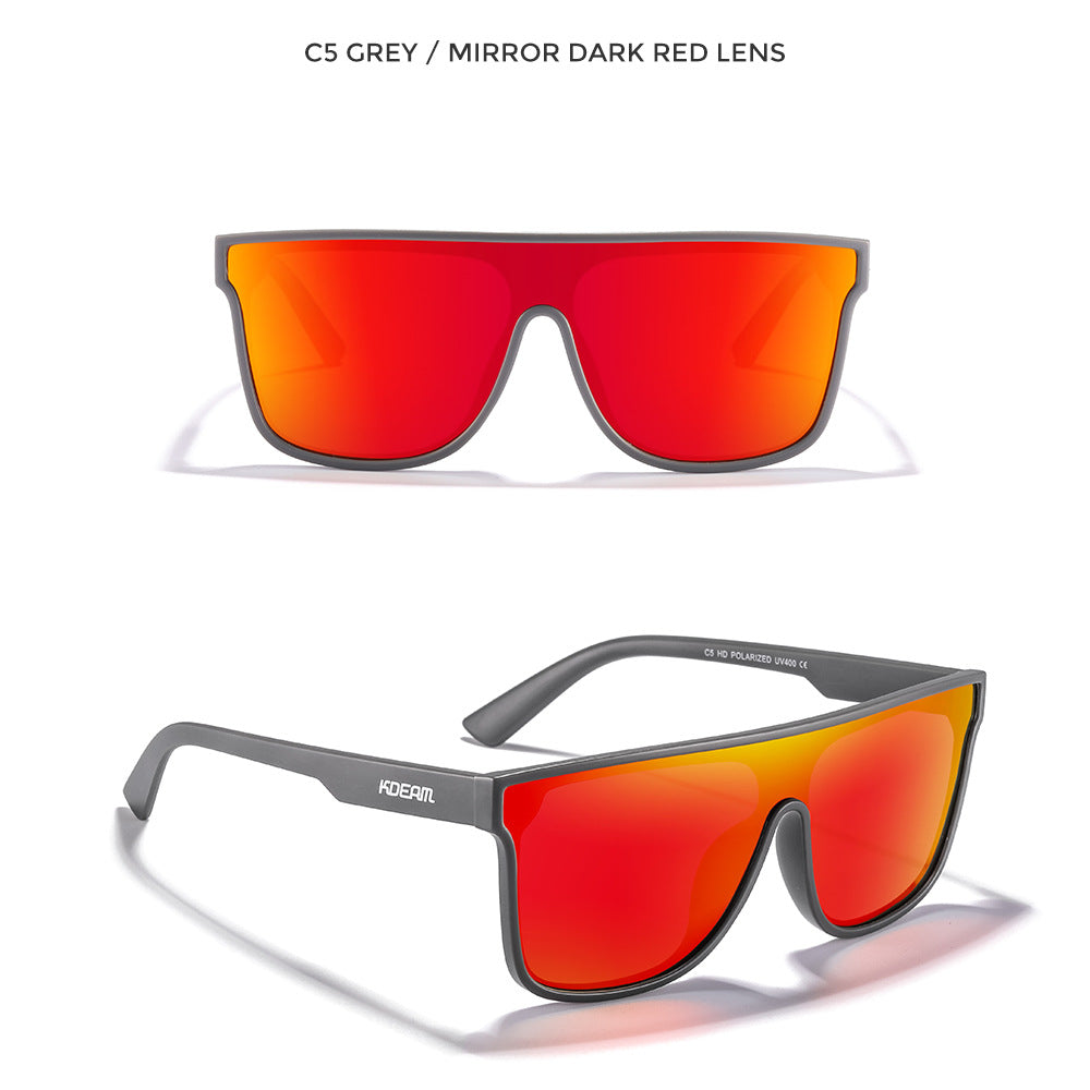 Lunettes de soleil polarisés à grand cadre européen et américain