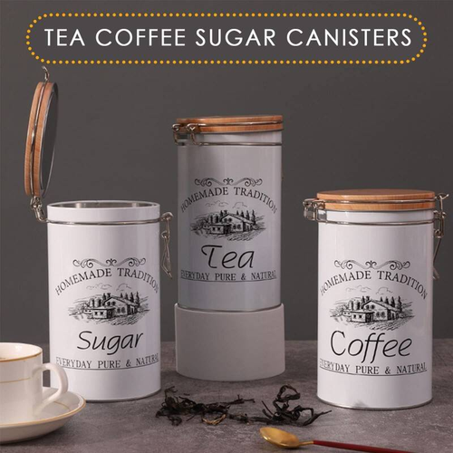 1000ml 35OZ de café de thé de sucre boîte de 3