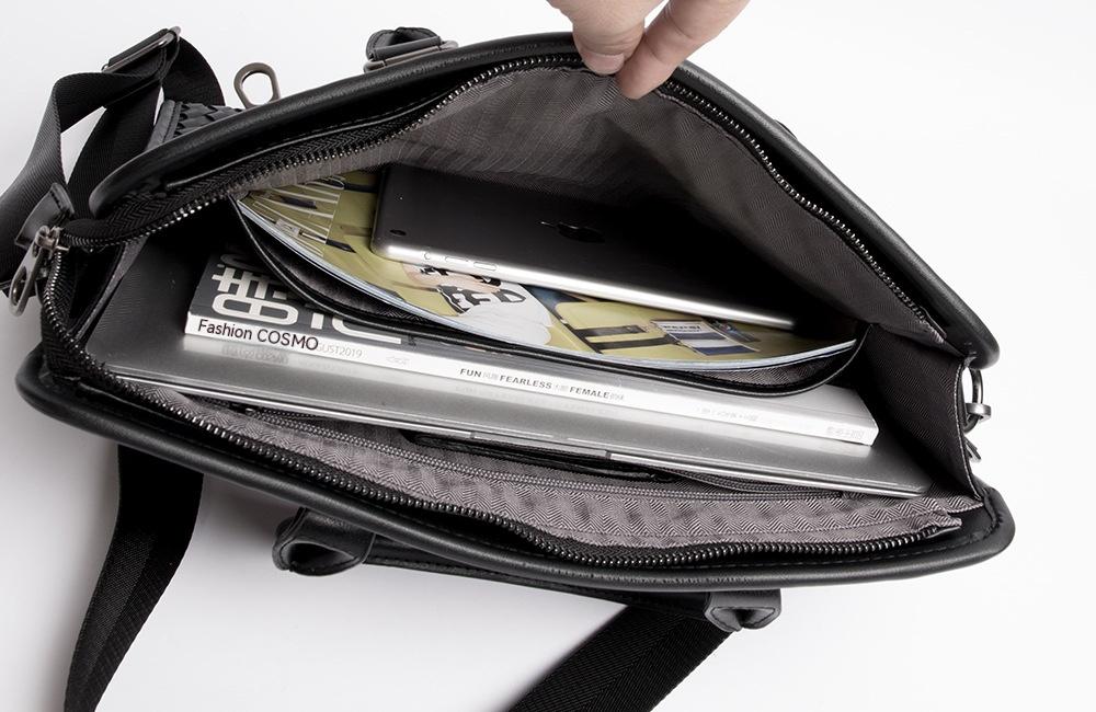 Sac d'ordinateur de corps croisé d'épaule pour hommes