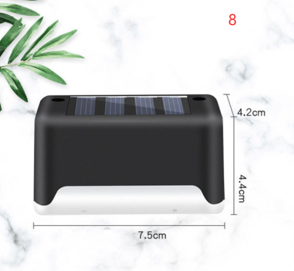 Mise à niveau de lampe solaire LED étanche lumières de pont solaire Solar Step lumière extérieure pour Pat