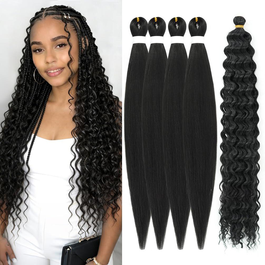 Ensemble de tresses pour cheveux bohème pour femmes