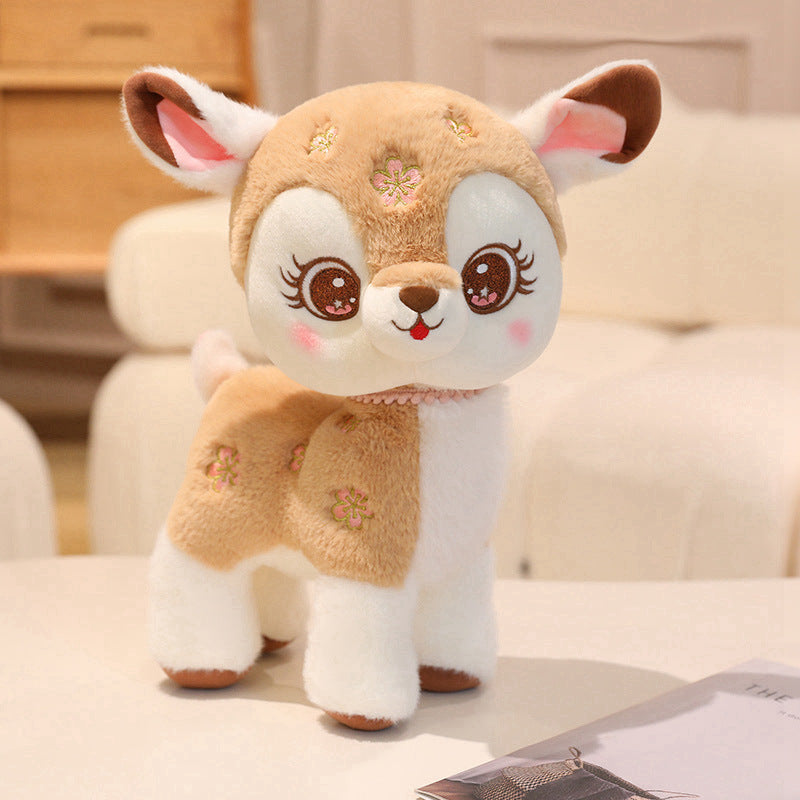 Jouet en peluche cartoon Sika Deer Baby Deer